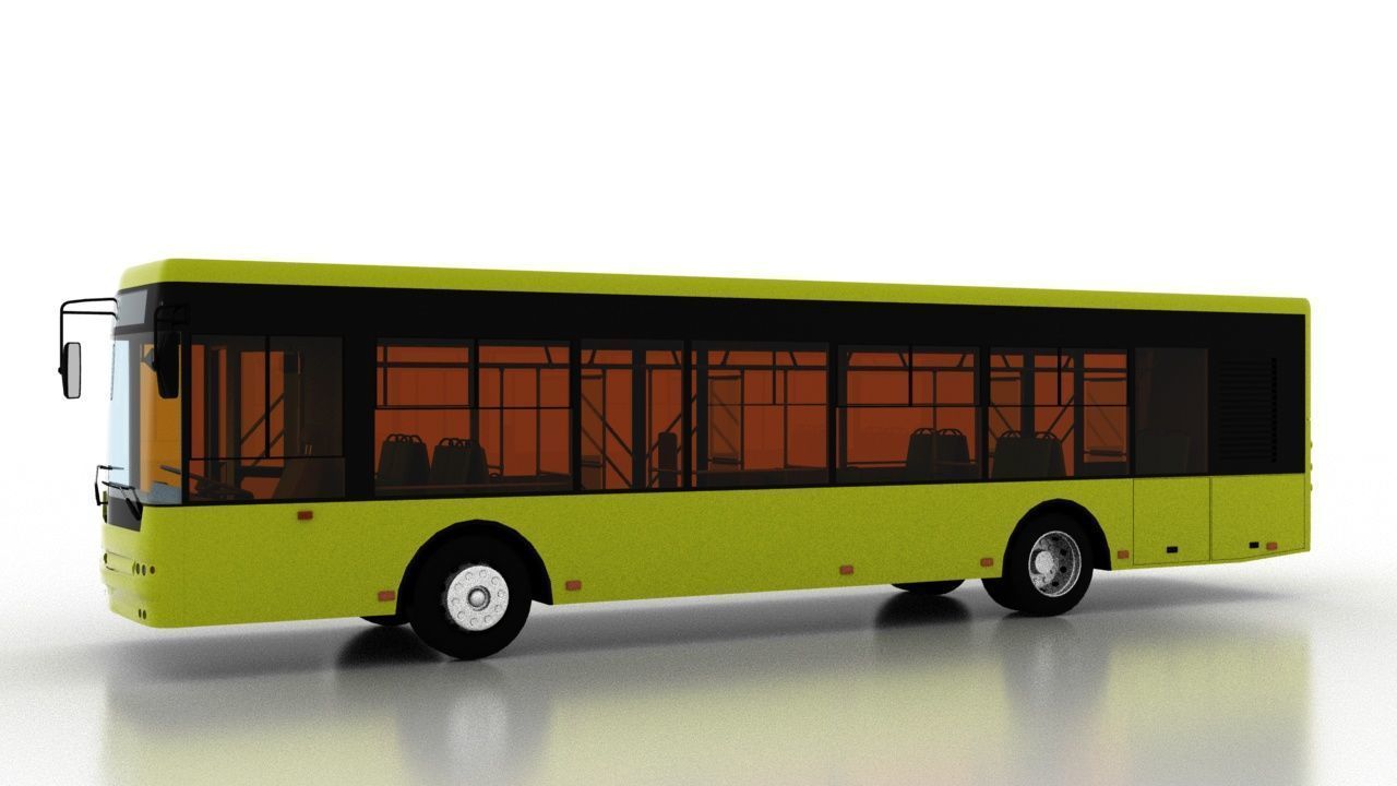 Bus Bogdan A70110 3D model_2