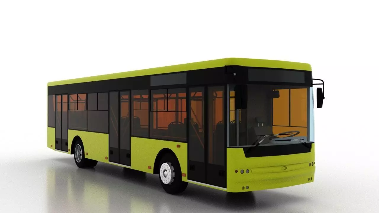 Bus Bogdan A70110 3D model_0