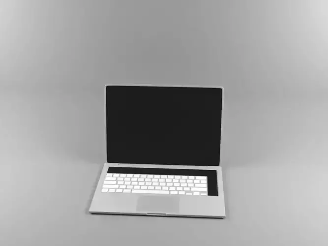 laptop macbook pro Low-poly 3D model
