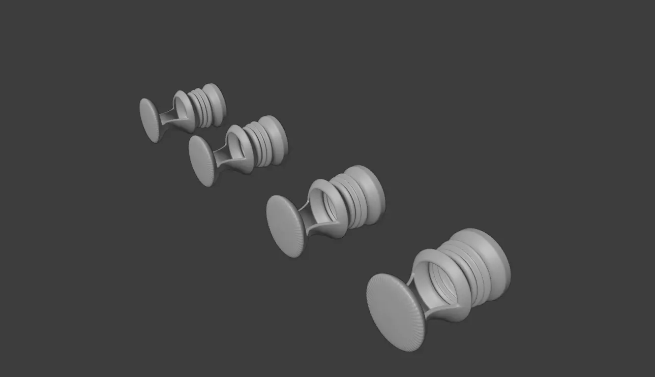 Curtain Rod Holdre Free 3D model
