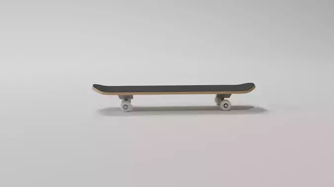SkateBoard Low-poly 3D model