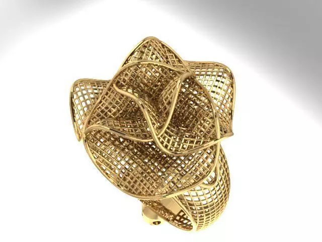 ring stl weightless jewelry 3D print model