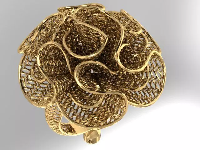 ring stl weightless jewelry 3D print model