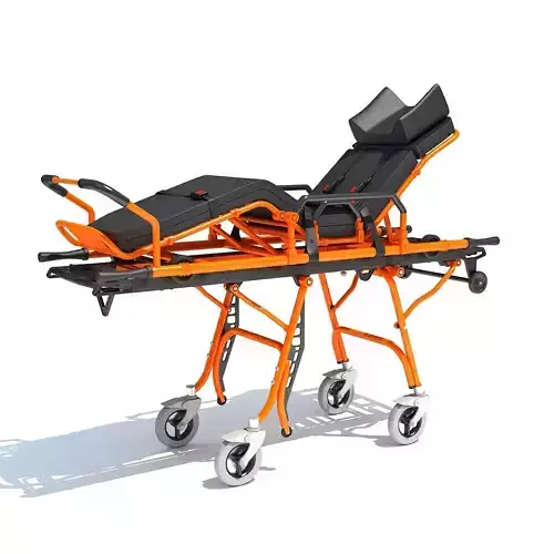 Ambulance Stretcher Trolley 3D model
