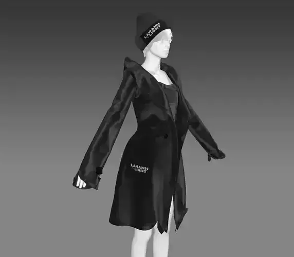 3D Leather Jacket LanAnhLight 3D print model