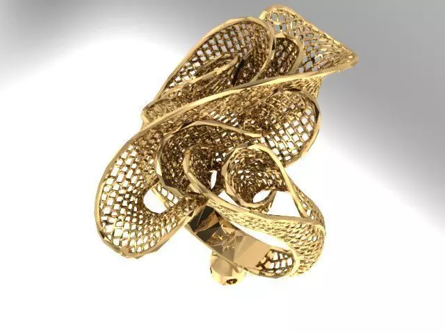 ring stl weightless jewelry 3D print model