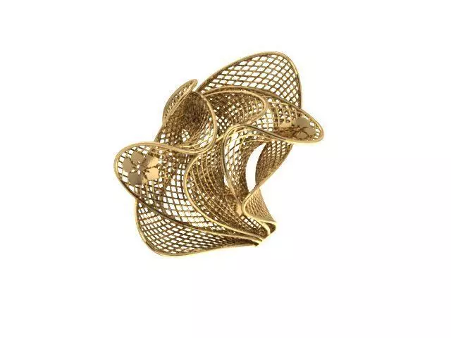 ring stl weightless jewelry 3D print model