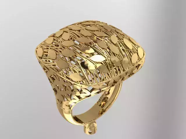 ring stl weightless jewelry 3D print model