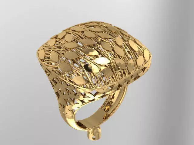 ring stl weightless jewelry 3D print model