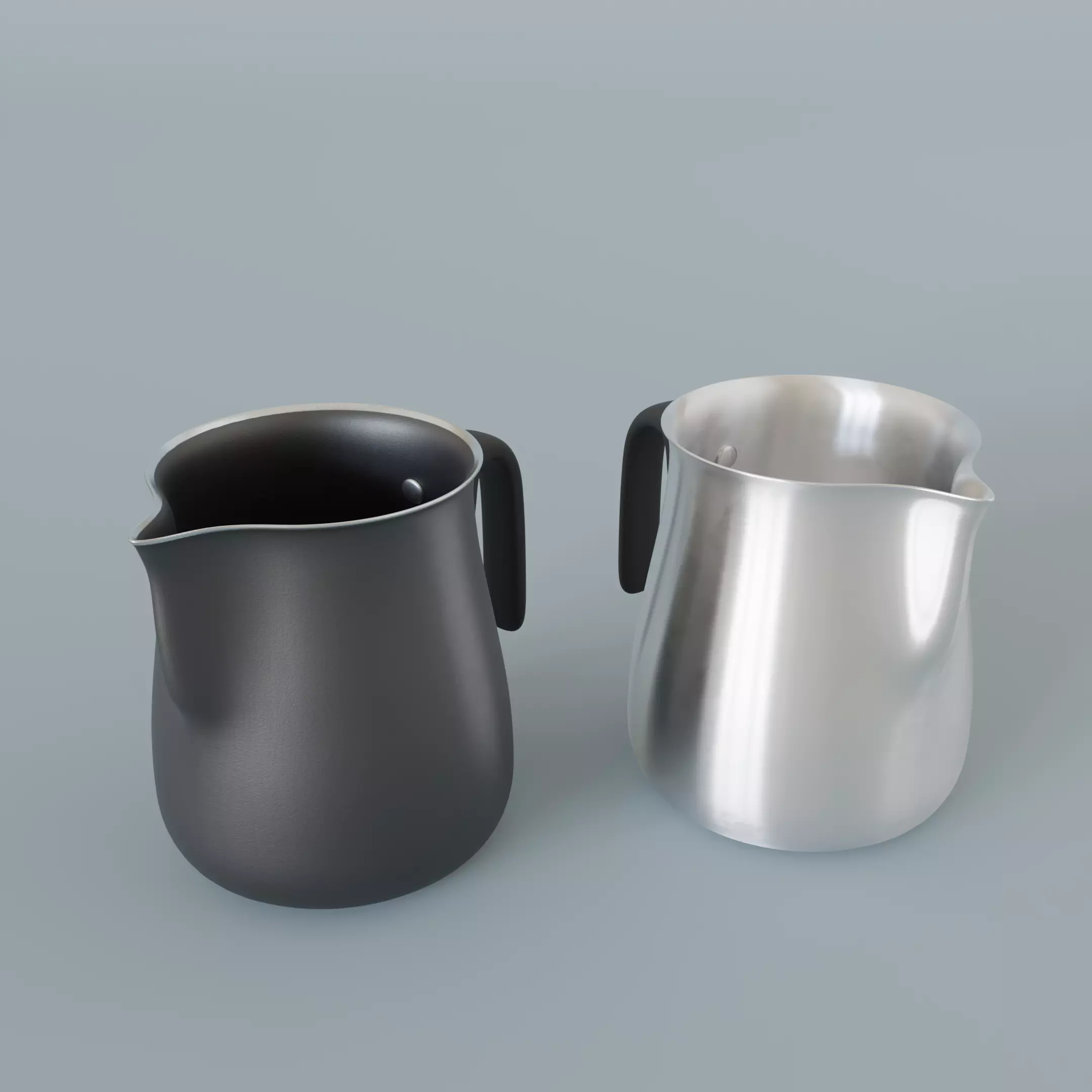 Milk Frothing Jug Low-poly 3D model