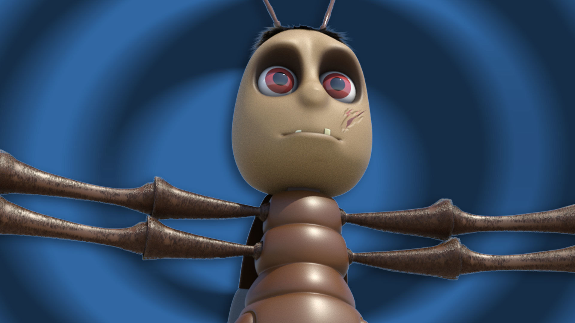 Cartoon cockroach 3D model Low-poly 3D model_5