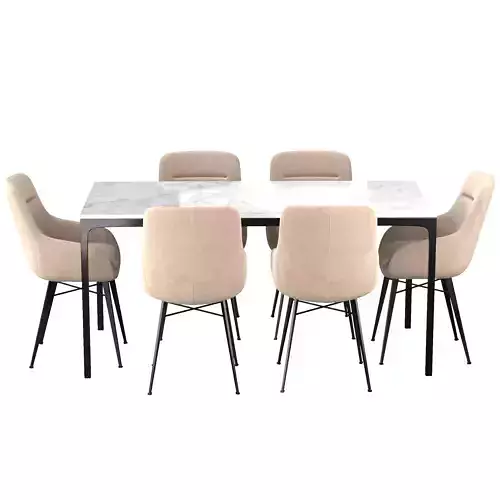 Dining Set 92 3D model