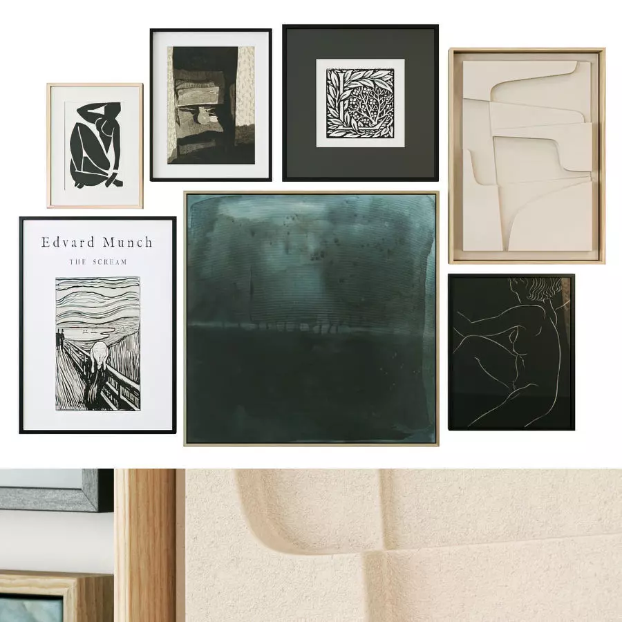 Gallery Wall 116 3D model_0