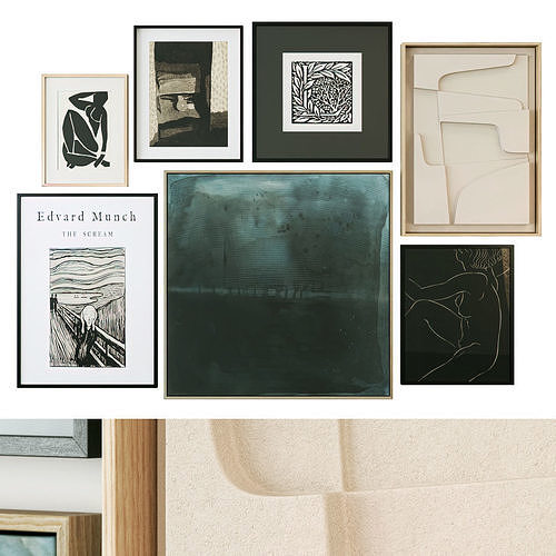 Gallery Wall 116 3D model