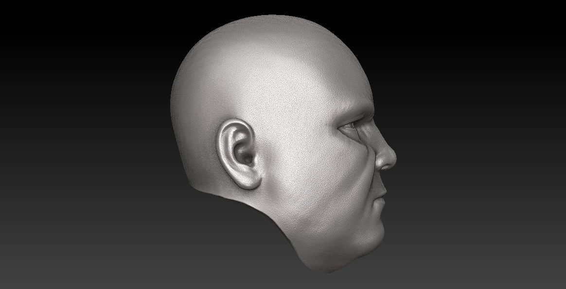 ONE6 Scale Head -Vincent Donofrio - Wilson Fisk - Netflix ver 3D print model_9