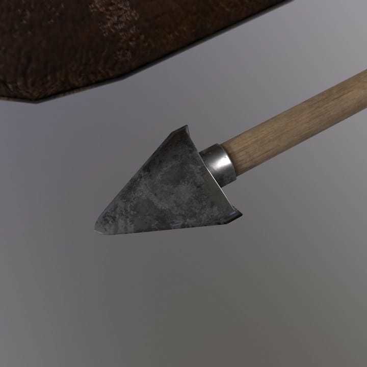 Bow arrow quiver Low-poly 3D model_13