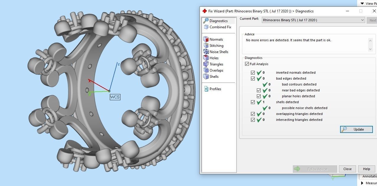Ruby Crown Ring  3D print model_5