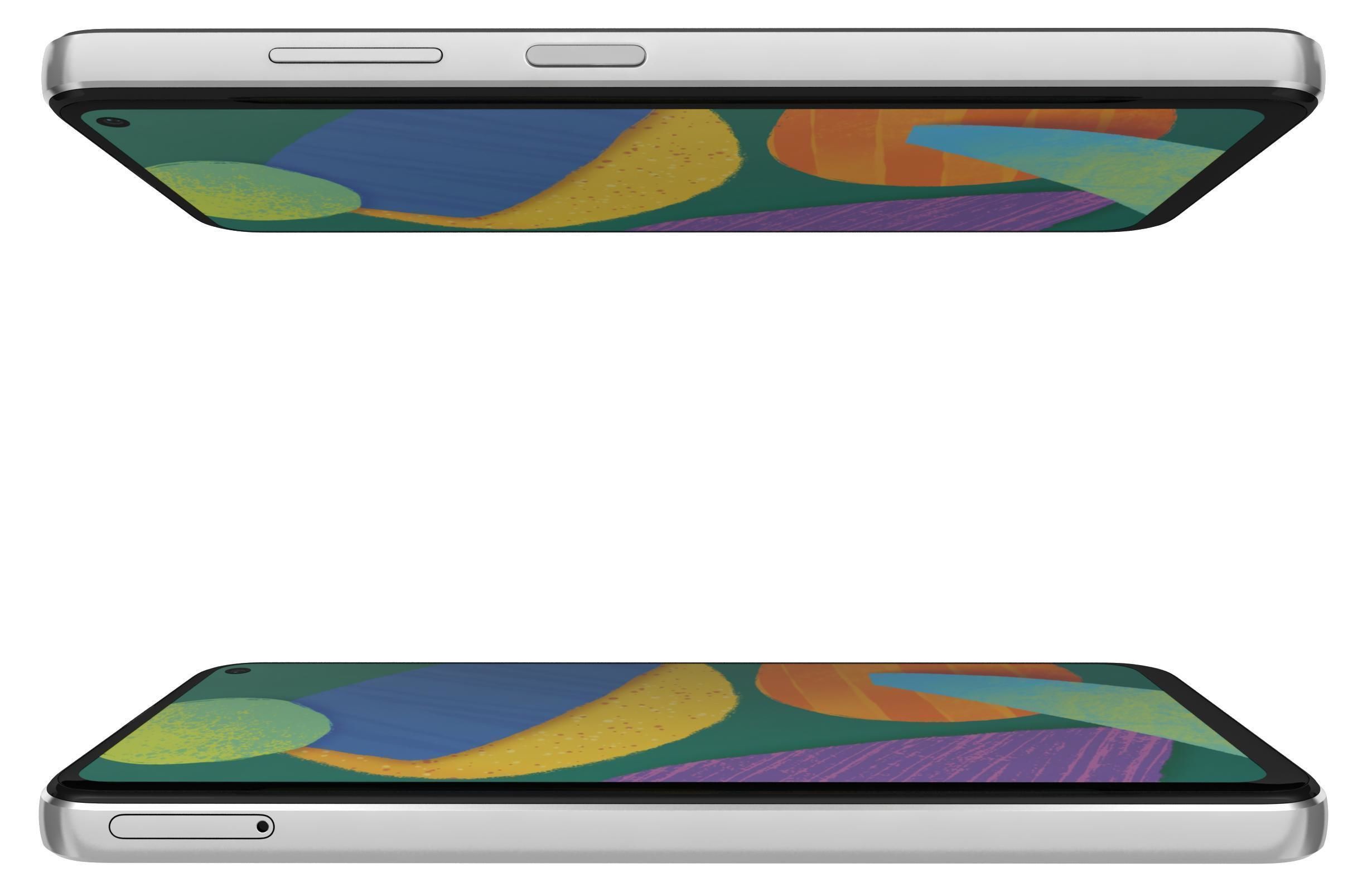 Samsung Galaxy F52 5G Black And White 3D model_32