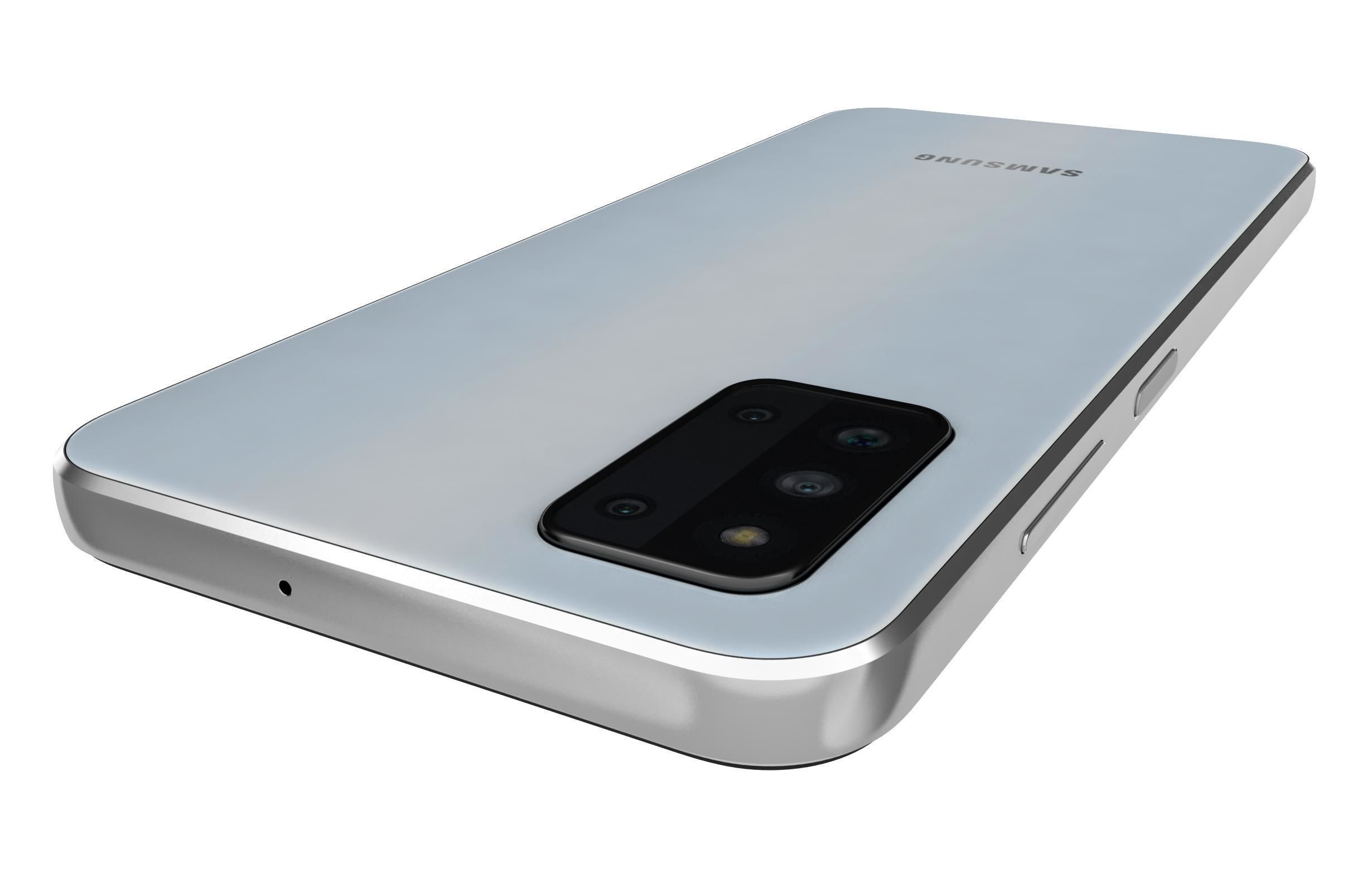 Samsung Galaxy F52 5G Black And White 3D model_26