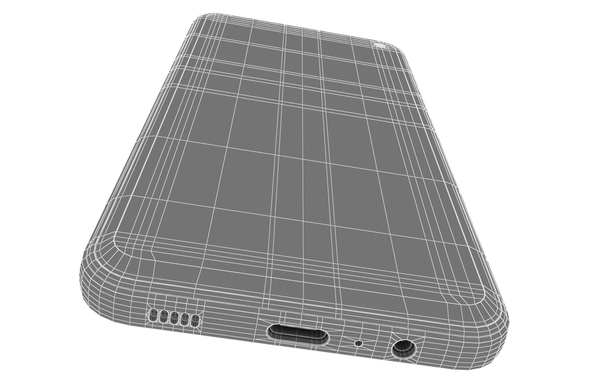 Samsung Galaxy F52 5G Black And White 3D model_42