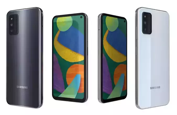 Samsung Galaxy F52 5G Black And White