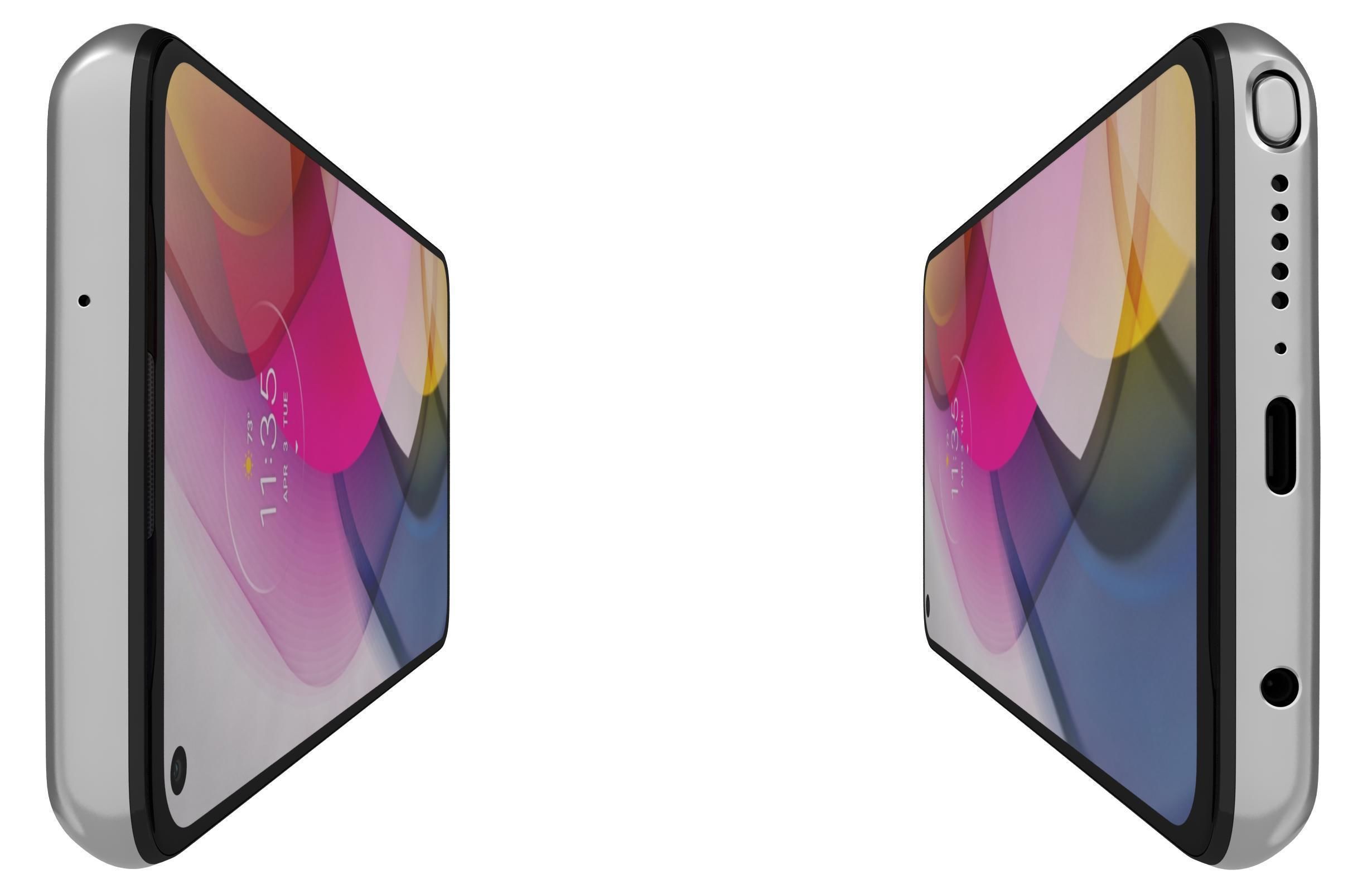 Motorola Moto G Stylus 2021 Aurora White 3D model_9