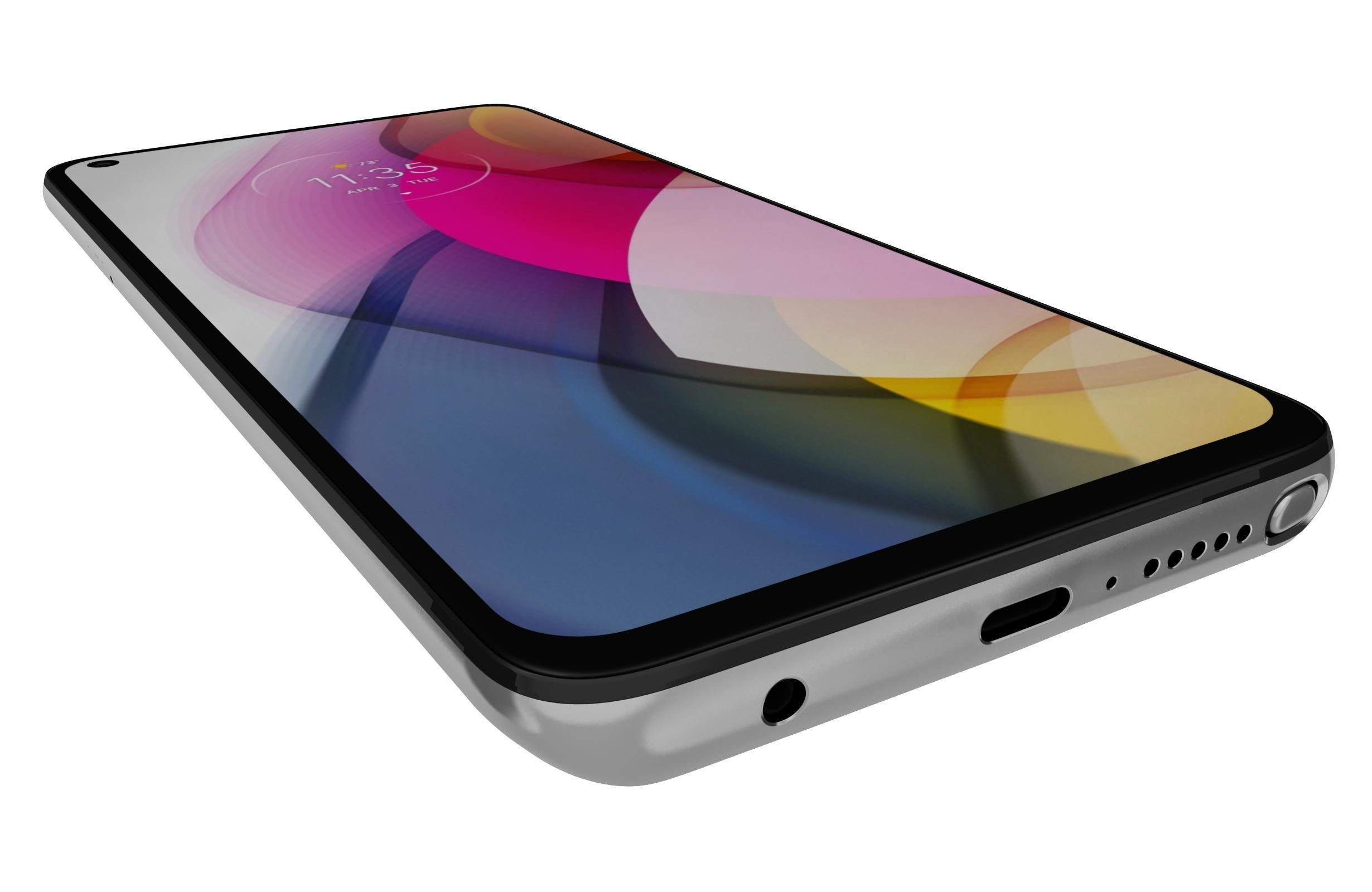 Motorola Moto G Stylus 2021 Aurora White 3D model_12