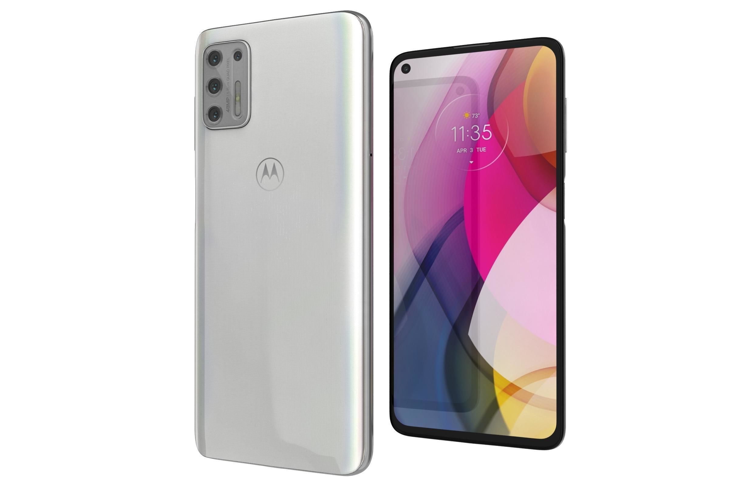 Motorola Moto G Stylus 2021 Aurora White 3D model_7