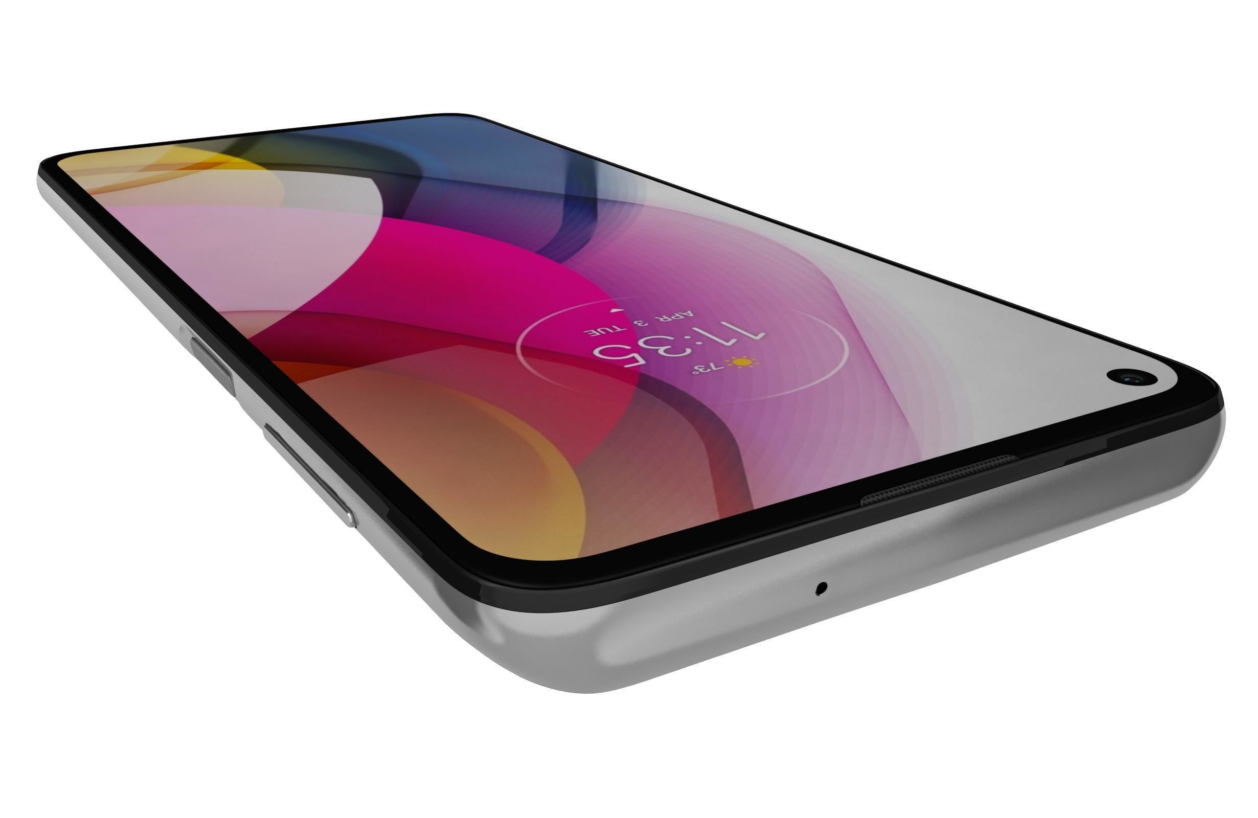 Motorola Moto G Stylus 2021 Aurora White 3D model_13