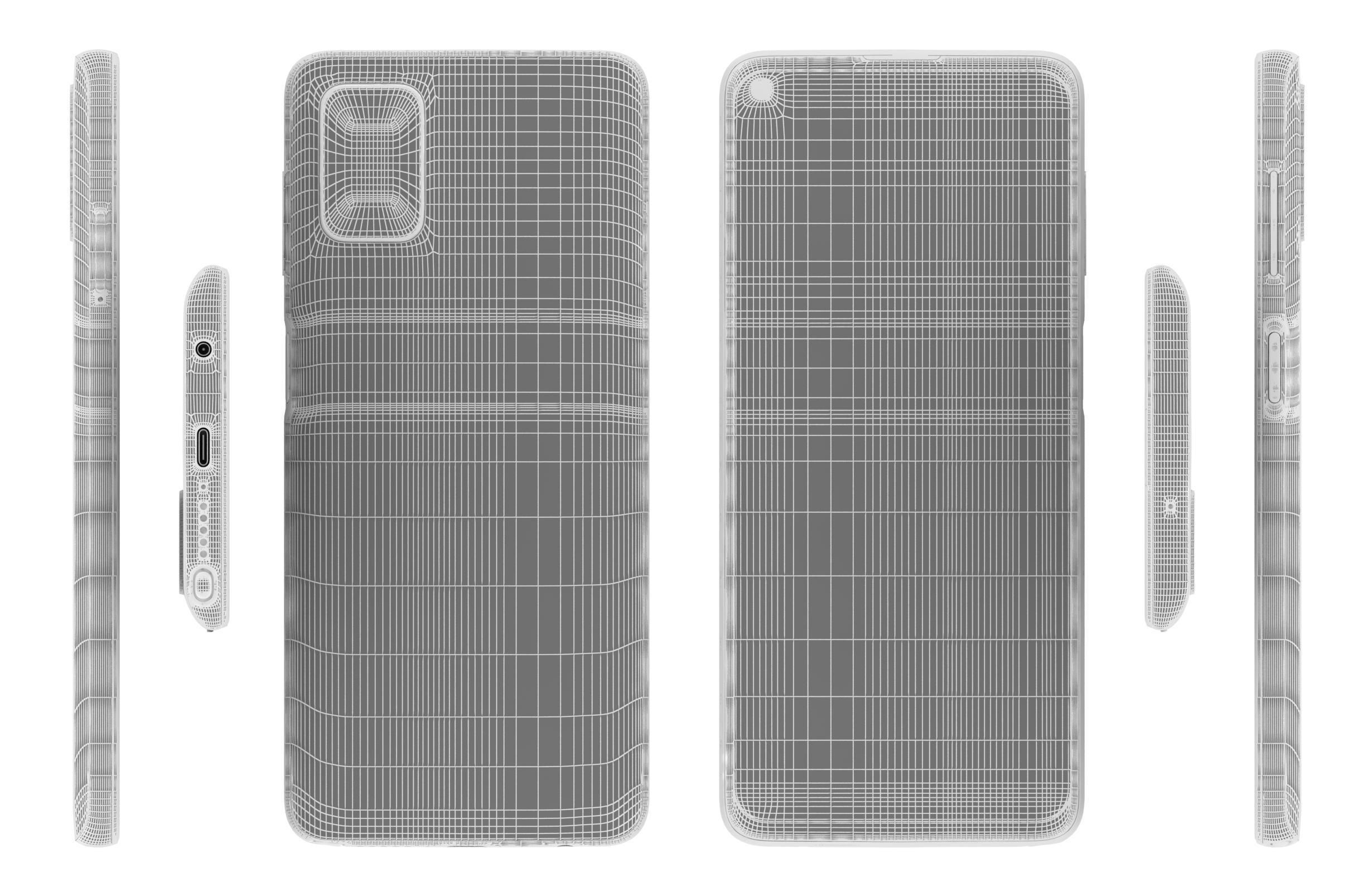 Motorola Moto G Stylus 2021 Aurora White 3D model_17