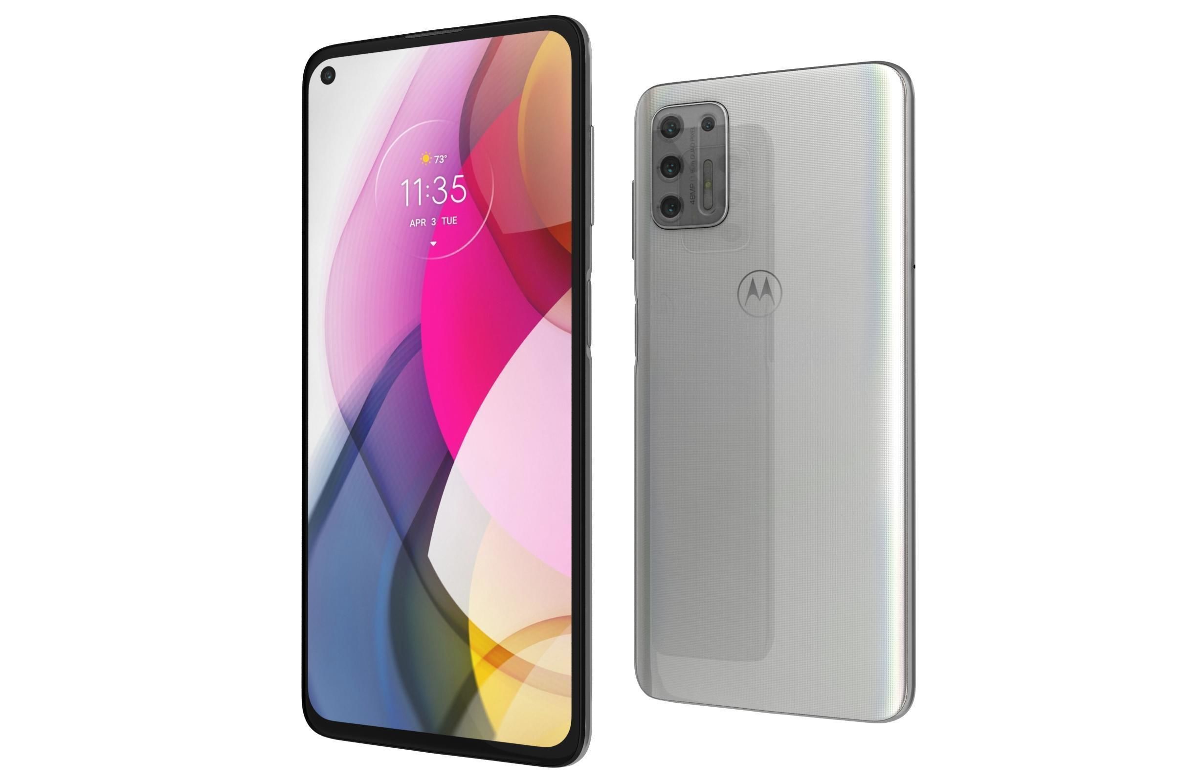 Motorola Moto G Stylus 2021 Aurora White 3D model_6