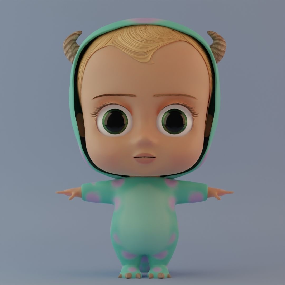 Baby Boss  3D model_3