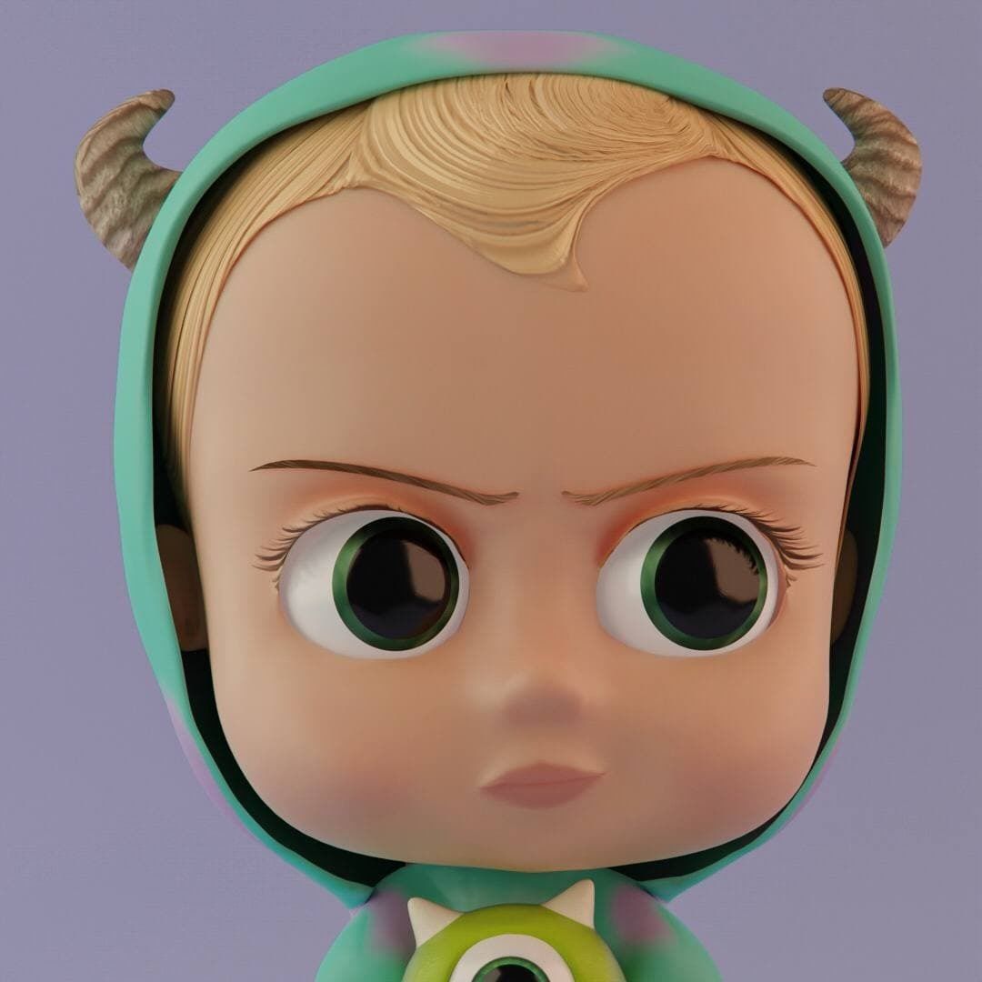 Baby Boss  3D model_1