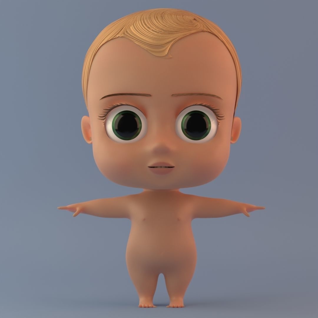 Baby Boss  3D model_5