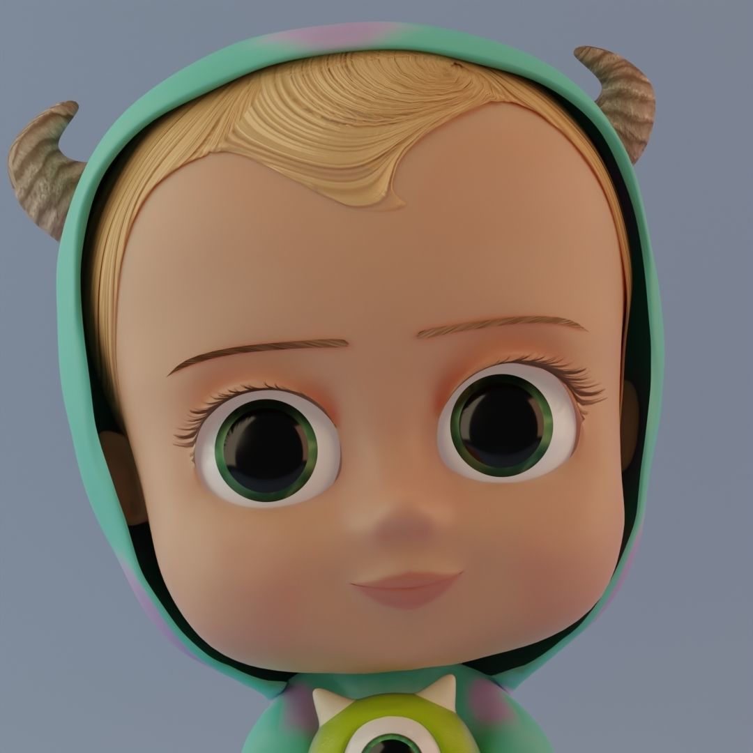 Baby Boss  3D model_2