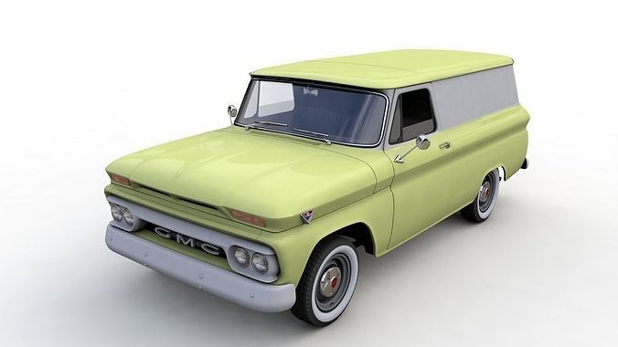 GMC PANEL TRUCK 1964 3D model
