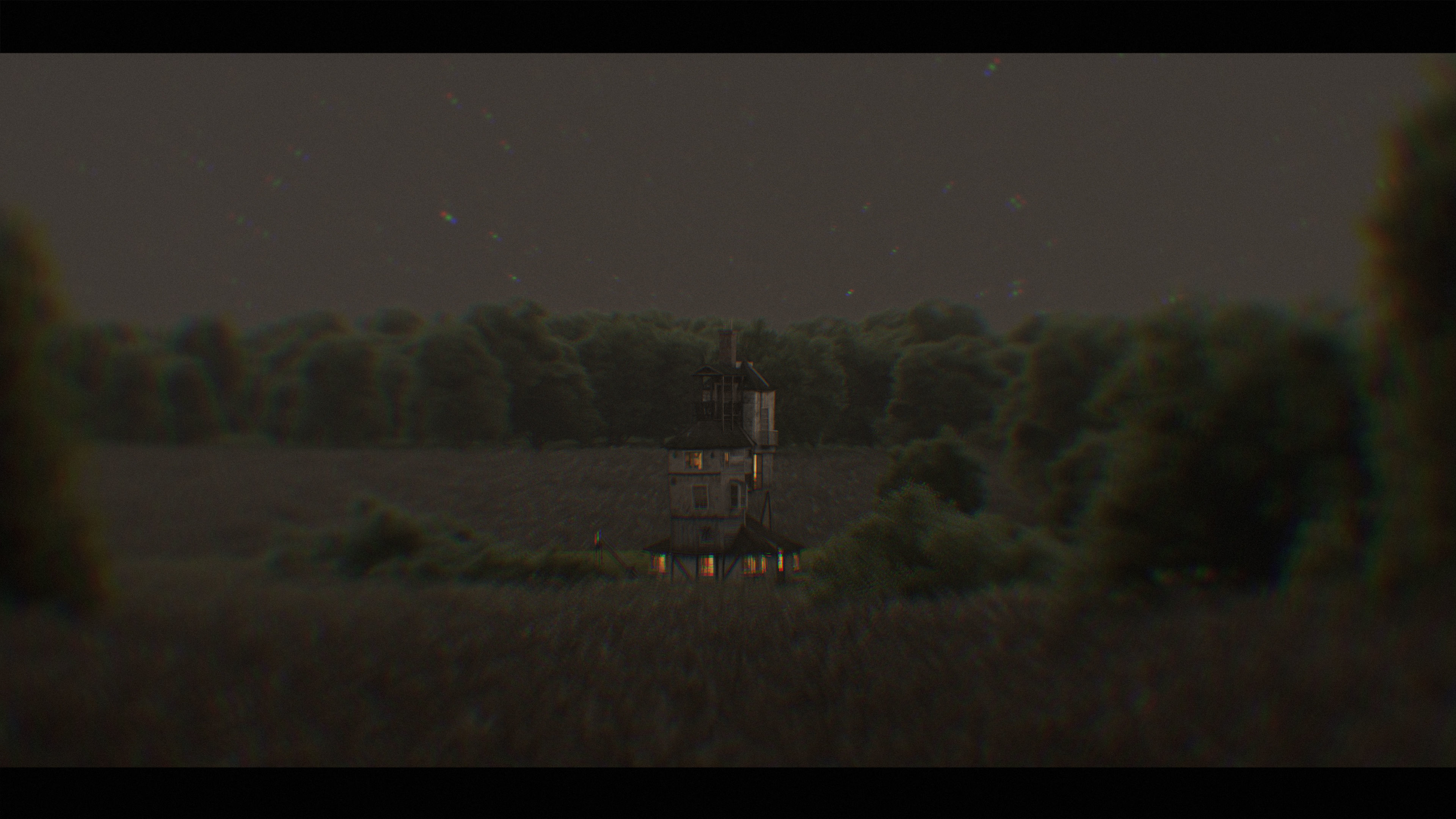 Harry Potter Burrow Weasley Car Environment Quidditch House Low-poly 3D model_28