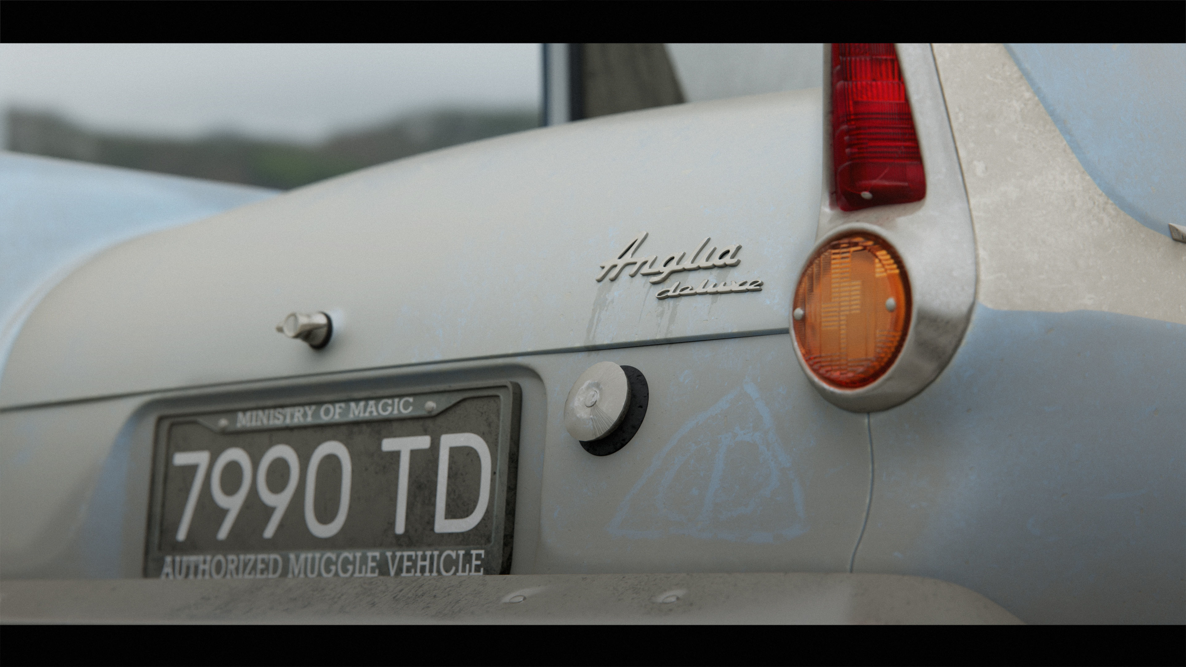 Harry Potter Burrow Weasley Car Environment Quidditch House Low-poly 3D model_26