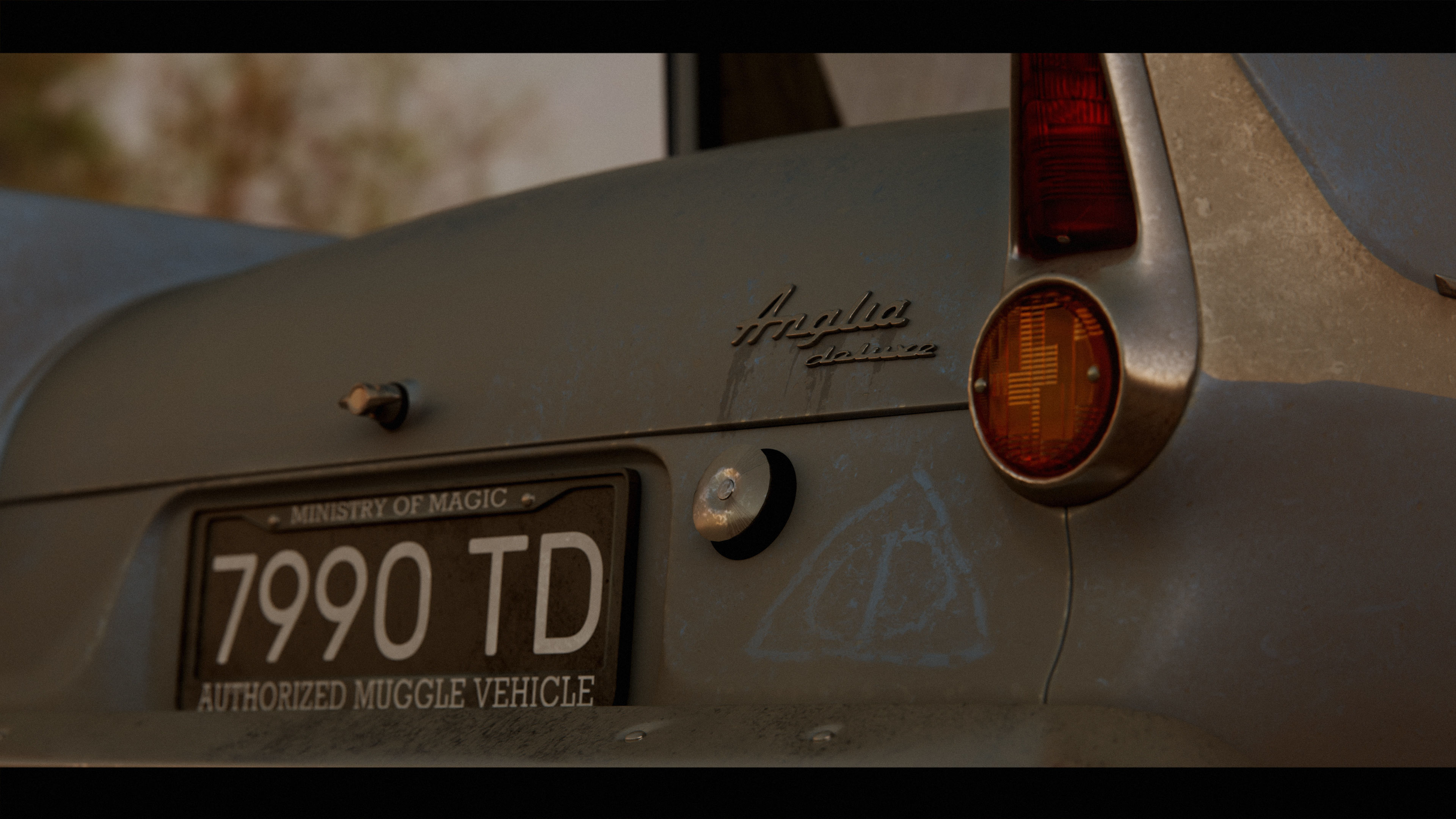 Harry Potter Burrow Weasley Car Environment Quidditch House Low-poly 3D model_27