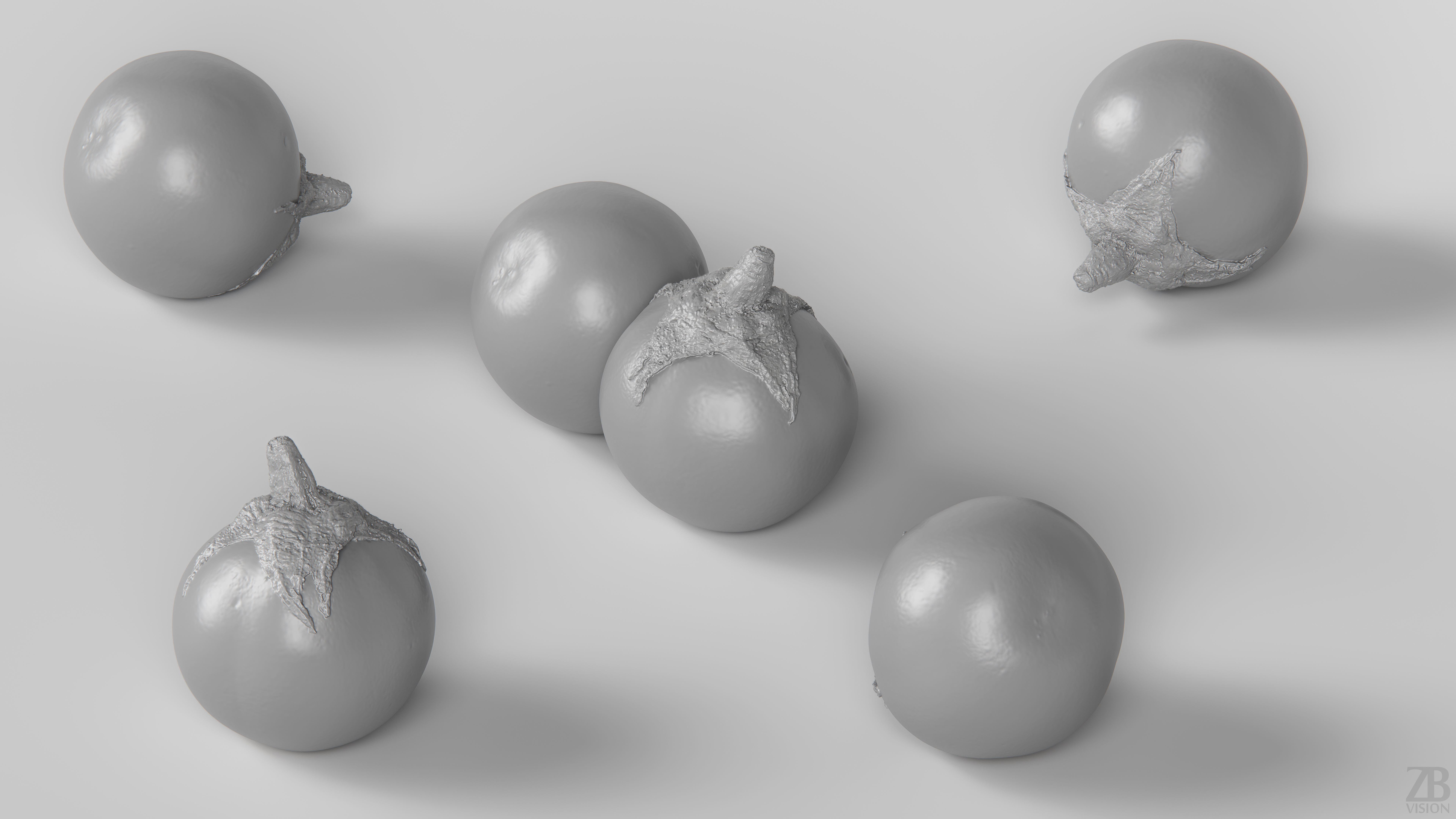 Eggplant 3D model_3