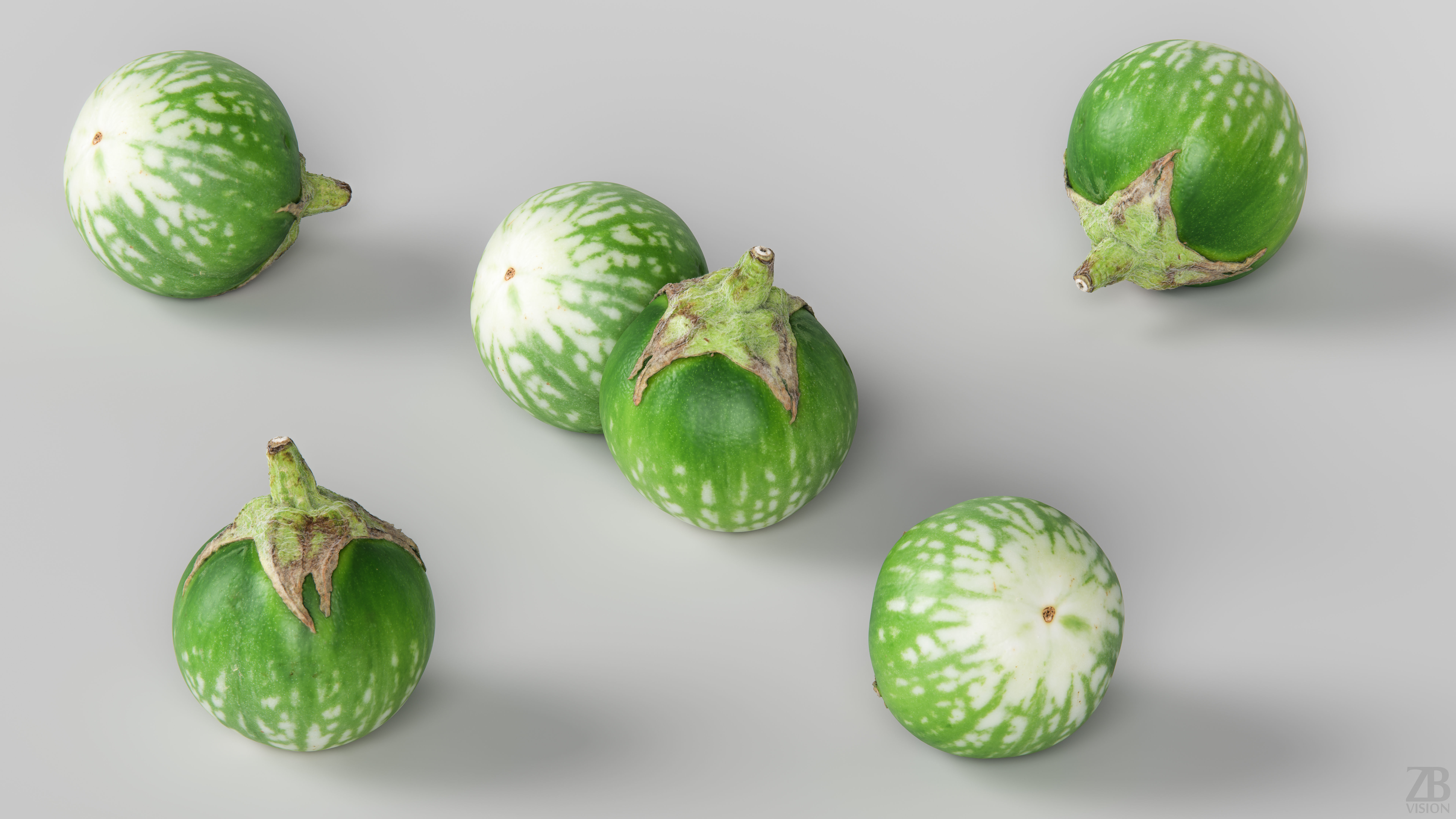 Eggplant 3D model_2