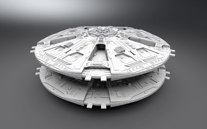 Cylon Base Star Scale model   3D print model