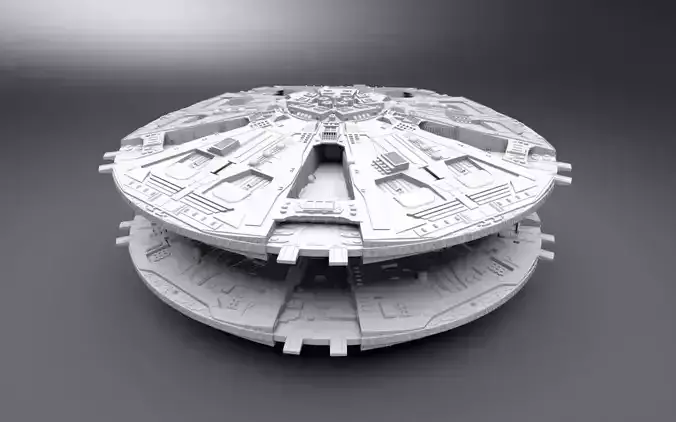 Cylon Base Star Scale model   3D print model