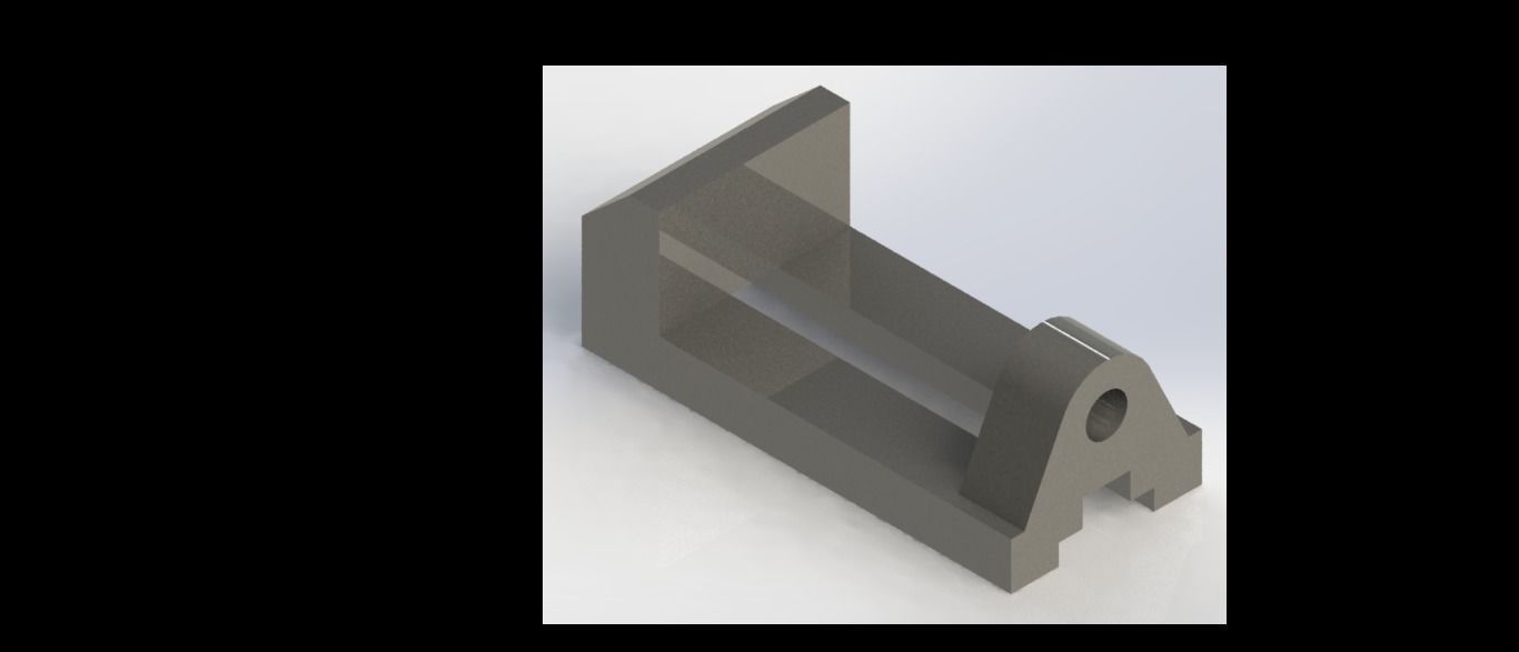 Morsa Simples - bench vise 3D model_8