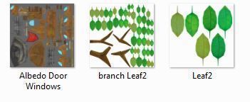 Tree House Low-poly 3D model_7