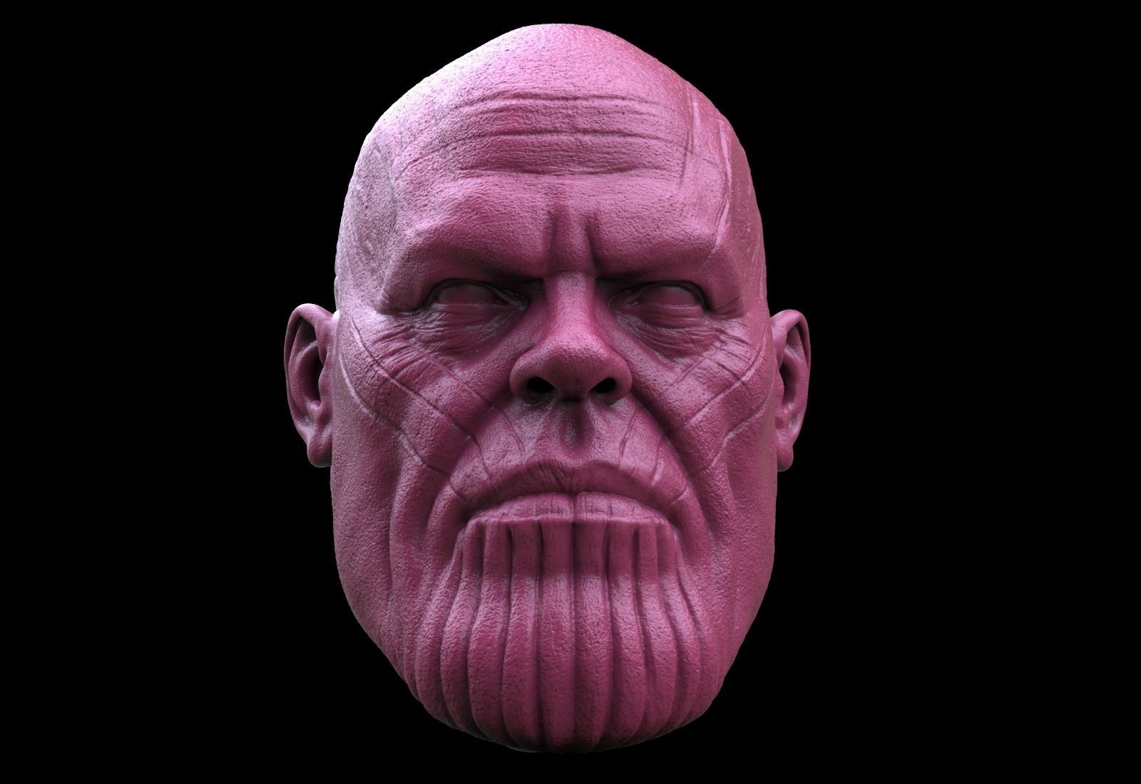 Thanos Head 3D print model_1