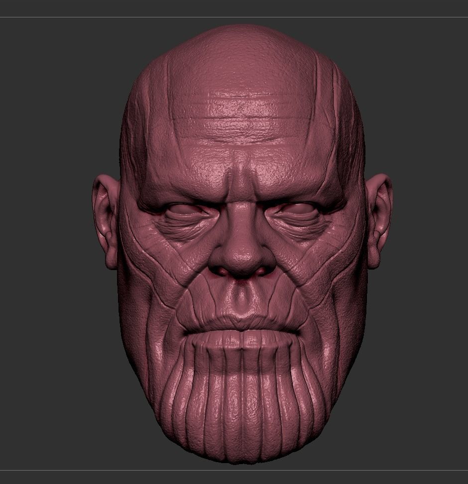 Thanos Head 3D print model_6