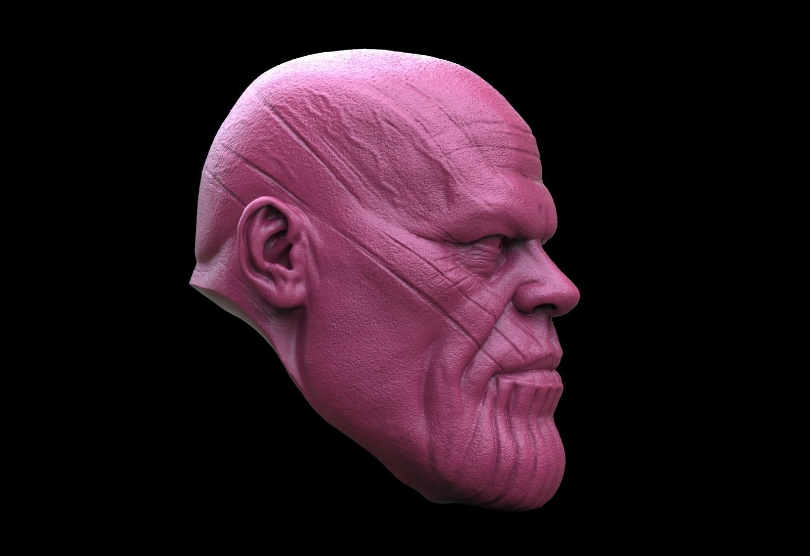 Thanos Head 3D print model_2