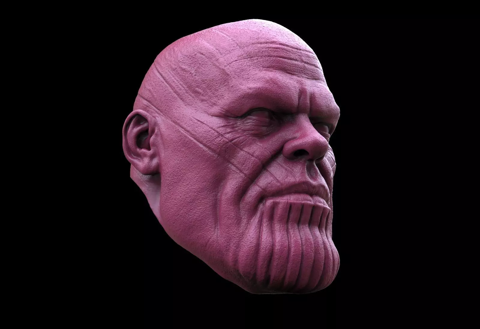 Thanos Head 3D print model_0