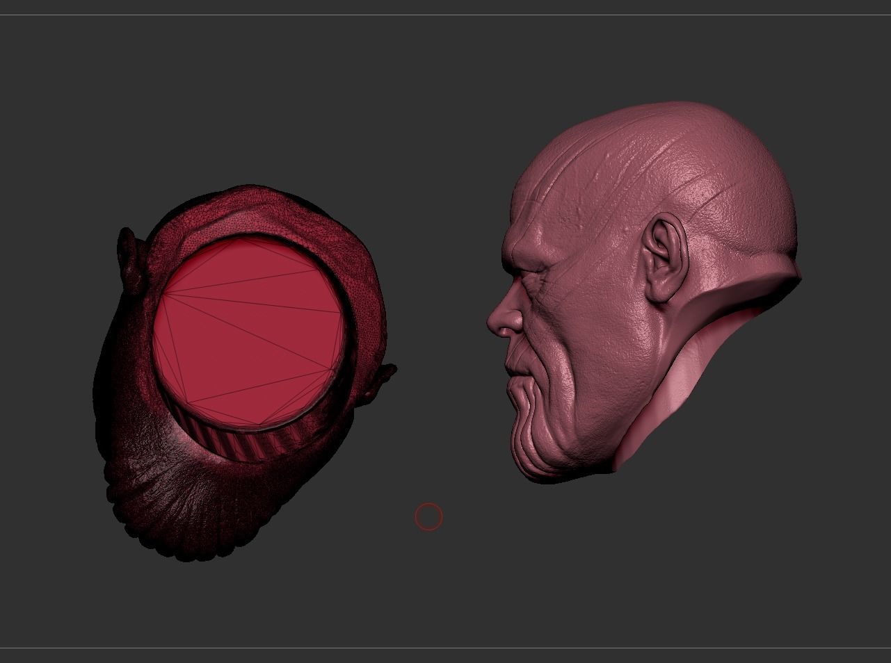 Thanos Head 3D print model_13